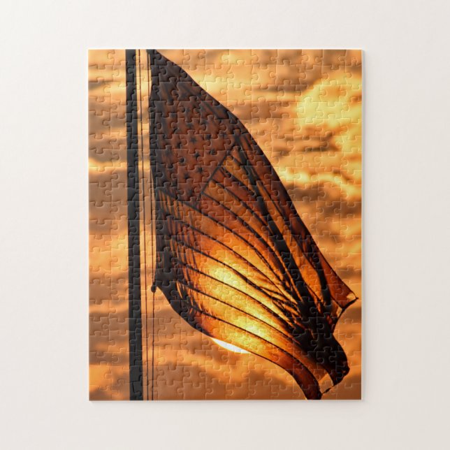 Puzzle Gloria vieja en el atardecer - 11x14 - 252 pcs. Pu (Vertical)