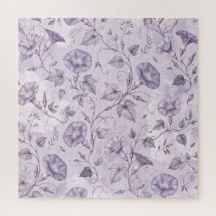 Puzzle Glorias de la Mañana Elegantes Florales de Lavanda