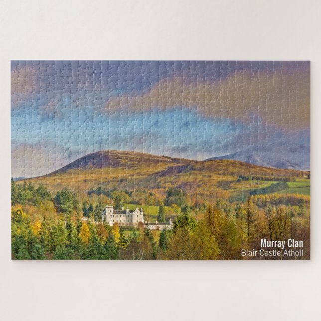 Puzzle Glorioso foto Atolón Escocia Murray Blair Castillo (Horizontal)