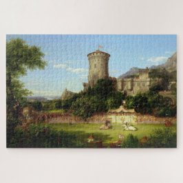 Puzzle Glorioso pasado (Joust medieval) (Arte de época)