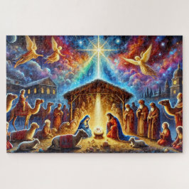 Puzzle Gloriosos Navidades de la escena de la Natividad m