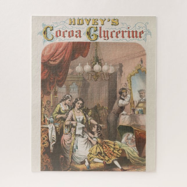 Puzzle Glycerin de cacao de Hovey, cerca de 1860 (Vertical)
