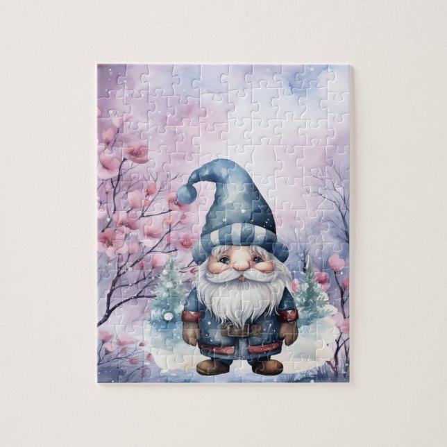 Puzzle Gnome de invierno Complejidad media_02 Rompecabeza (Vertical)