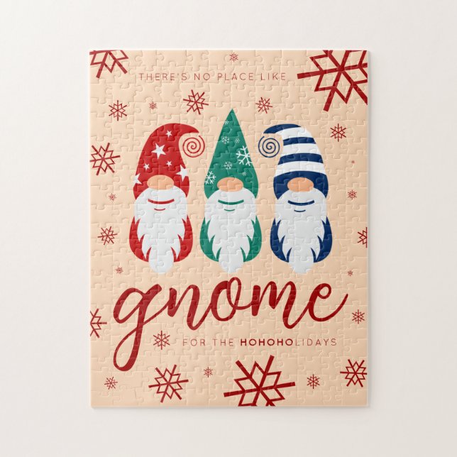 Puzzle Gnome de los Navidades de Hipótesis por los copos  (Vertical)