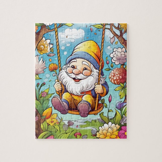 Puzzle Gnomes divertidos (Vertical)