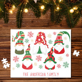 Puzzle Gnomes Navidades personalizados