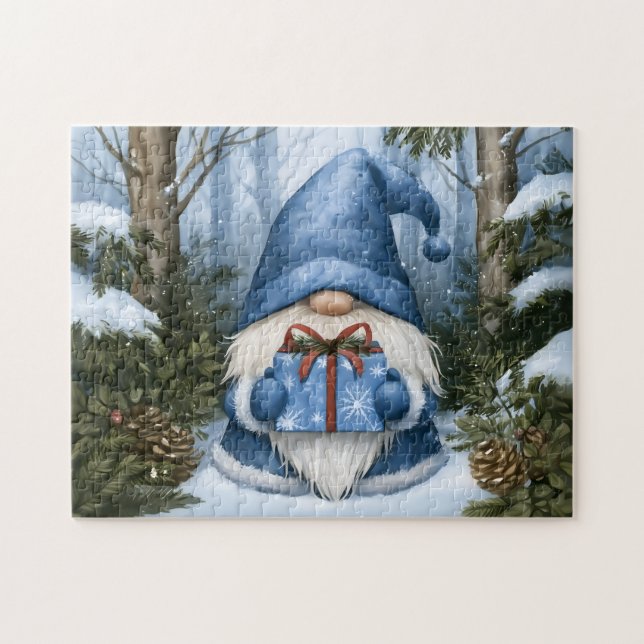 Puzzle Gnomo de regalo (Horizontal)