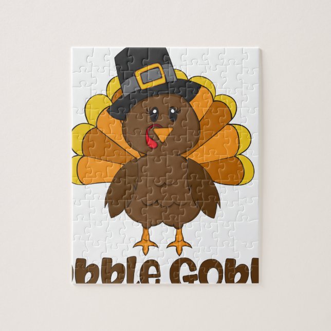 Puzzle Gobble de Turquía (Vertical)