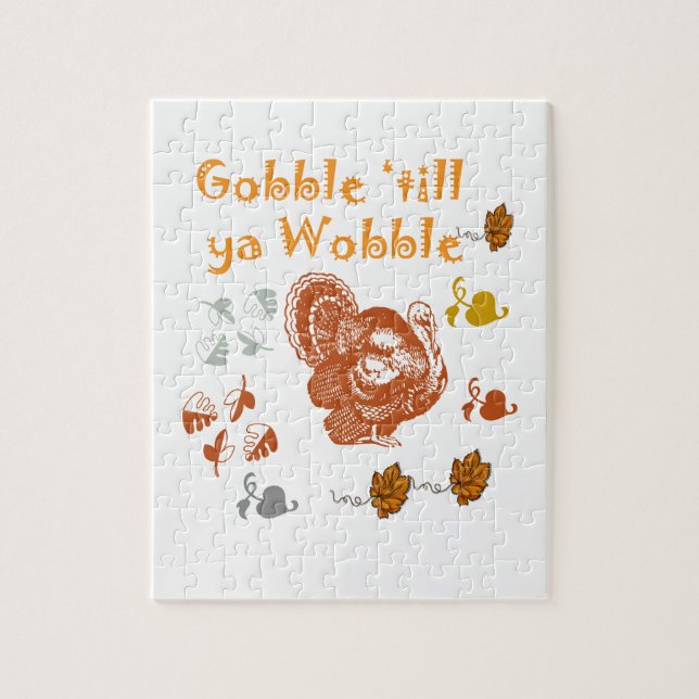 PUZZLE GOBBLE HILL YA WOBBLE PATTERN 2 (Vertical)