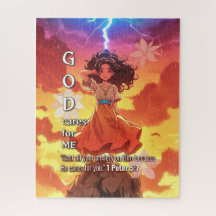 God Cares for Me - Christian Vintage Retro Anime