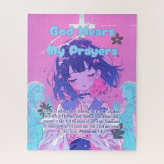 Puzzle God Hears My Prayers - Christian Retro Anime