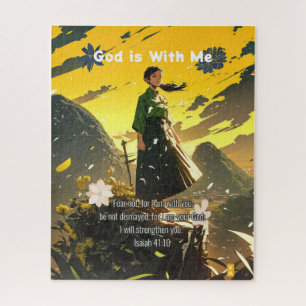 Puzzle God is With Me - Christian Vintage Retro Anime