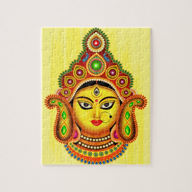 Puzzle Goddess Durga (Dussehra Festival) (Vertical)