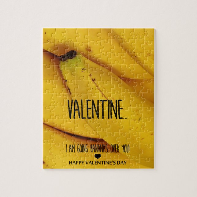 Puzzle Going bananas over you Valentine's Day (Vertical)
