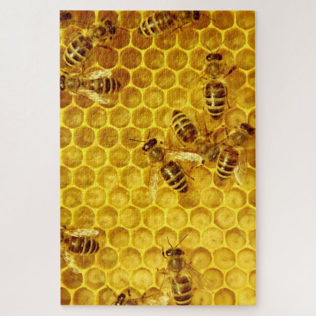 PUZZLE GOLDEN BEE HIVE (Vertical)