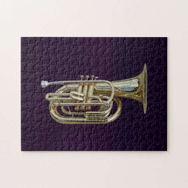 Puzzle Golden Brass Euphonium (Horizontal)