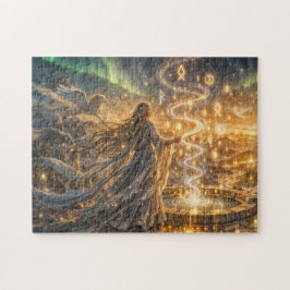 Puzzle Golden Elven Fantasy Light Impressionist Fantasy