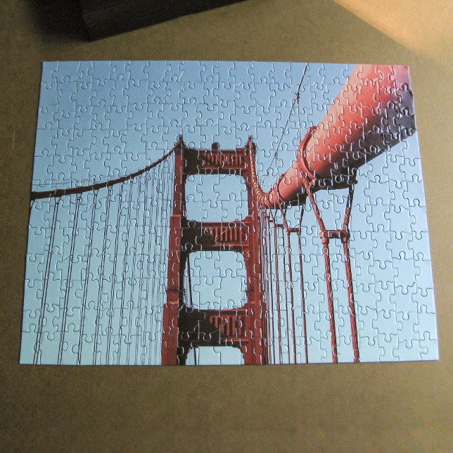 Puzzle Golden Gate Bridge-San Francisco, California Photo (Golden Gate Bridge Puzzle in situ)