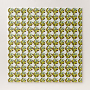 Puzzle Golden Glow - Diseño de la flor de piedra amarilla