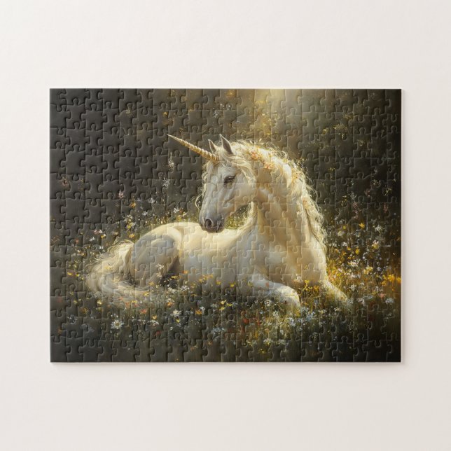 Puzzle Golden Meadow Unicorn (Horizontal)