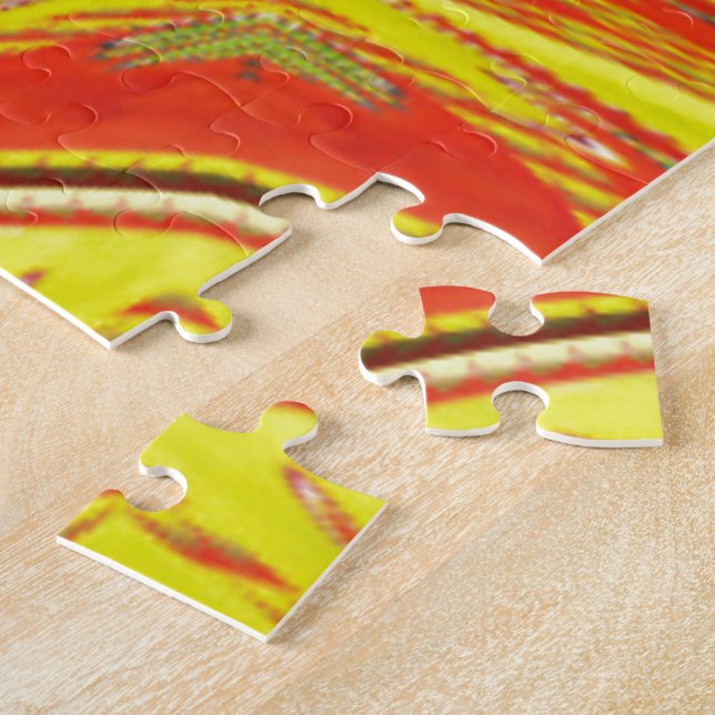 Puzzle Golden red African Traditional colors (Lado)