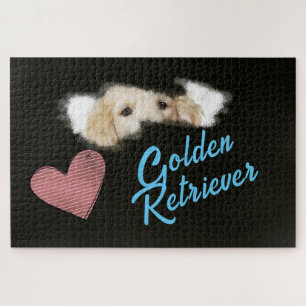 Puzzle Golden Retriever Oyes Solid Color 1000 pieza