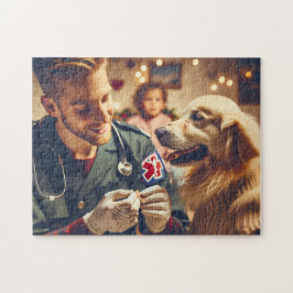 Puzzle Golden Retriever Paramedic Dog Lover Gift