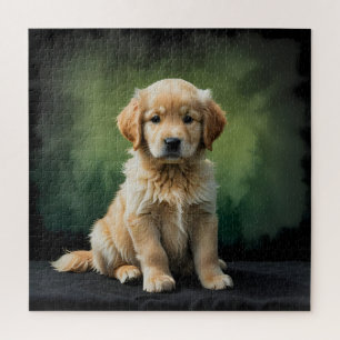 Puzzle Golden Retriever Puppy