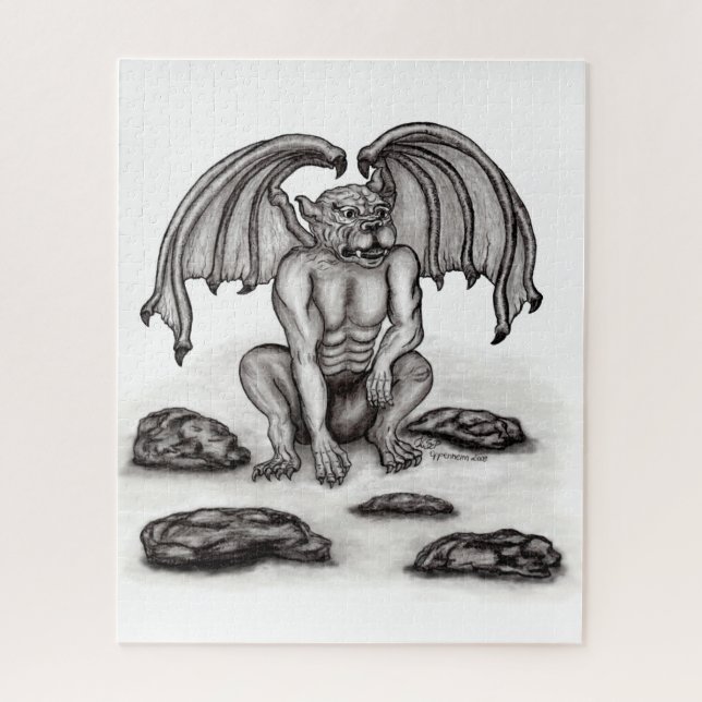 Puzzle Golem Gargoyle (Vertical)