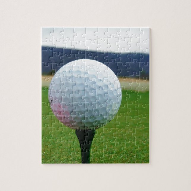 Puzzle Golf Ball en un campo de golf de montaña (Vertical)