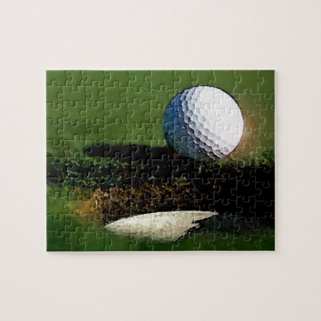 Puzzle Golf Ball & Hole - Arte deportivo