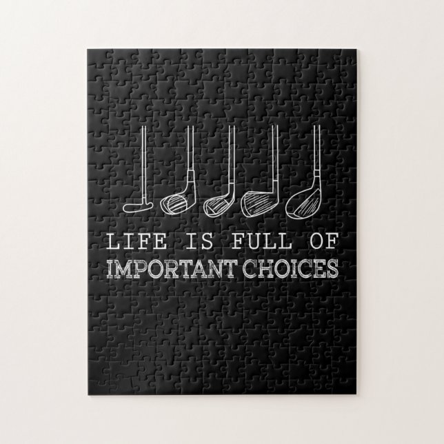 Puzzle Golf Lover|La Vida Está Llena De Importantes Opcio (Vertical)