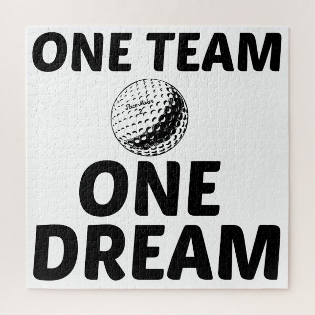 PUZZLE GOLF ONE TEAM ONE DREAM (Vertical)