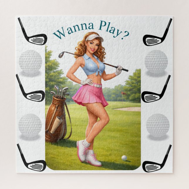 Puzzle Golfista femenina en forma Thunder_Cove (Vertical)