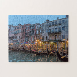 Puzzle Góndolas en Dusk Photo| Venecia Italia