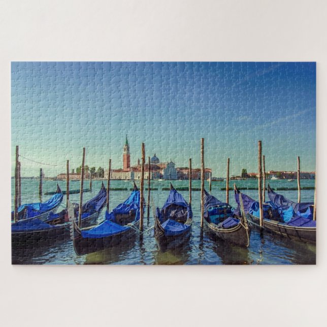 Puzzle Góndolas en Venecia, Italia (Horizontal)