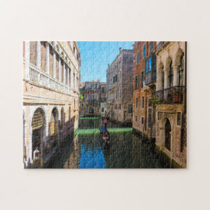 Puzzle Gondolier en Venecia, Italia