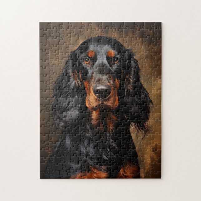 Puzzle Gordon Setter (Vertical)