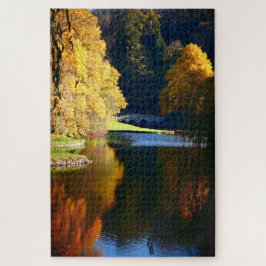Puzzle Gorgeous de oro, otoño en Stourhead