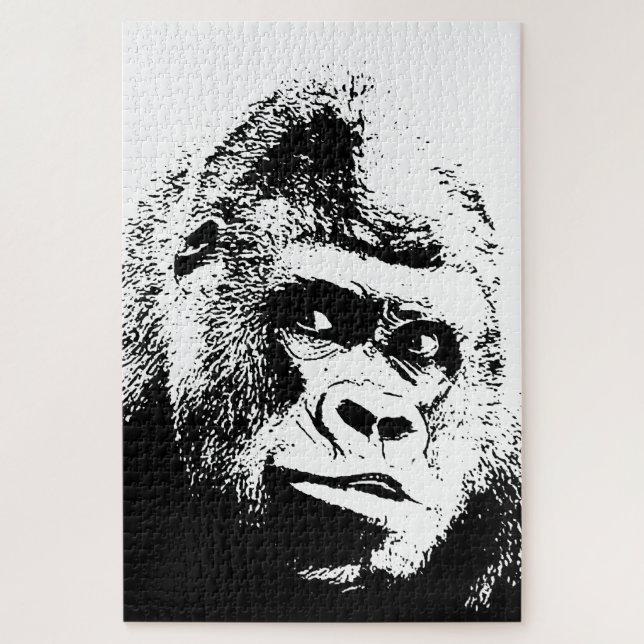 Puzzle Gorila de arte pop Animales salvajes (Vertical)