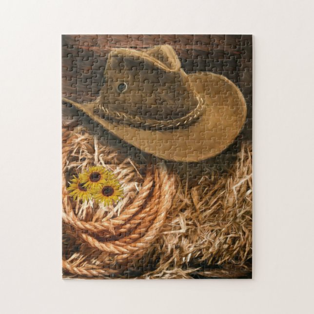 Puzzle Gorra Cowboy (Vertical)