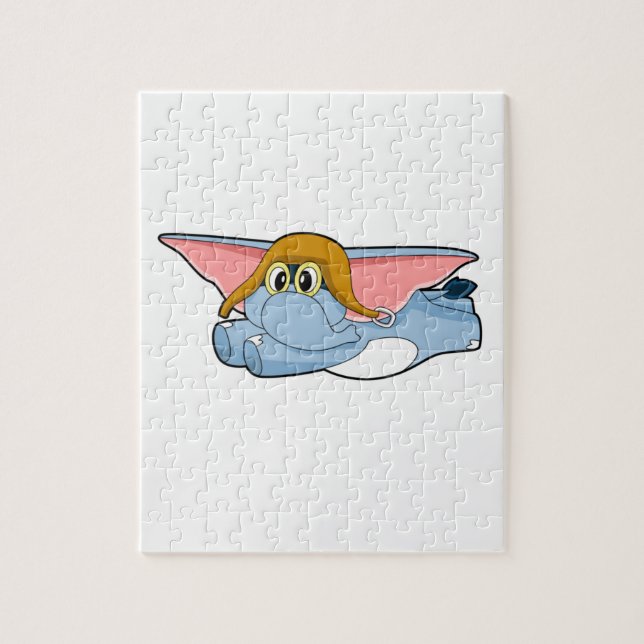 Puzzle Gorra piloto del Elephant Pilot (Vertical)