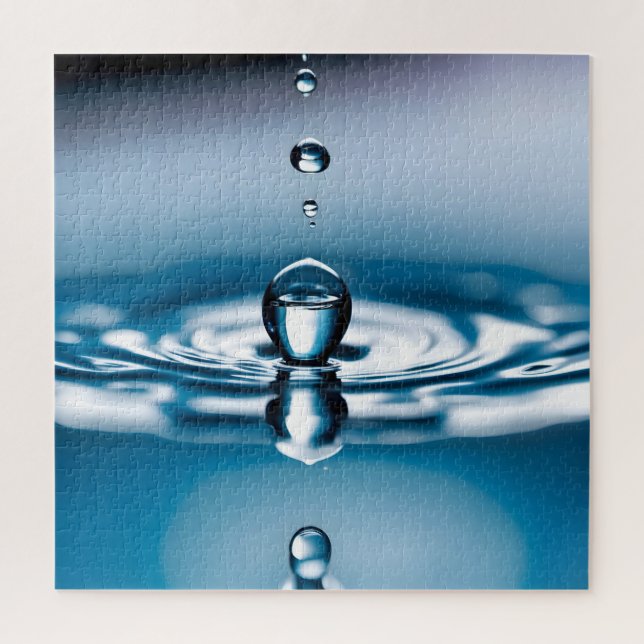 Puzzle Gotas de agua macro (Vertical)
