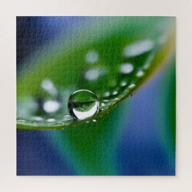 Puzzle Gotas de agua macro (Vertical)