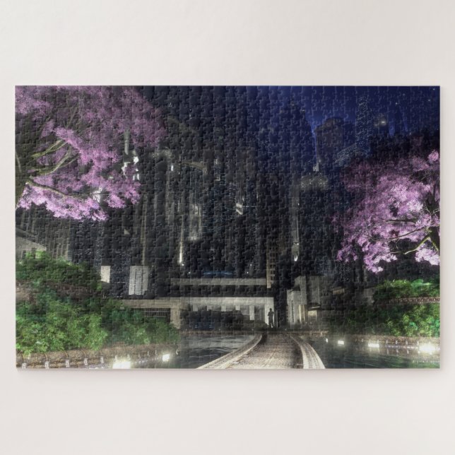 Puzzle Gotham Garden (primavera) Deluxe (Horizontal)