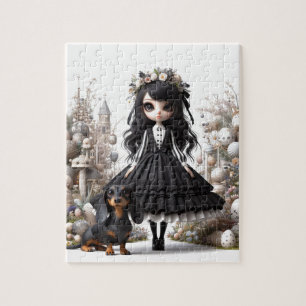 Puzzle Gothic Dachshund