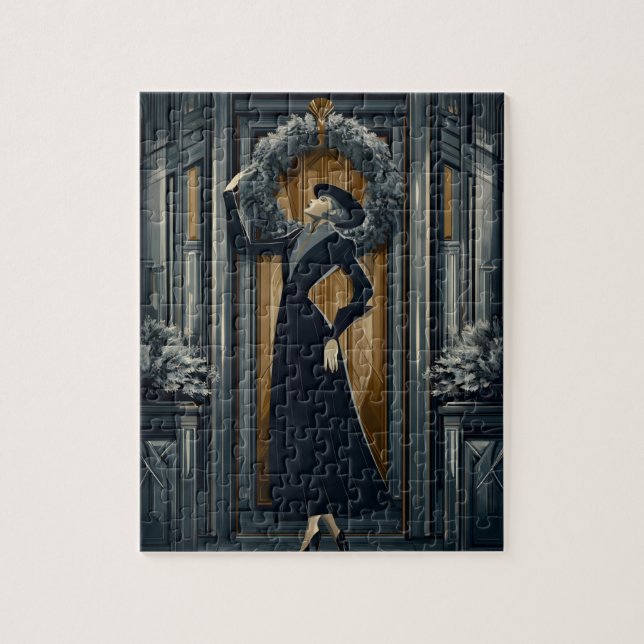 Puzzle Gothic Deco | Corona de Academia Oscura (Vertical)