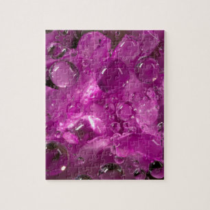 Puzzle Gotitas de agua en flor, California