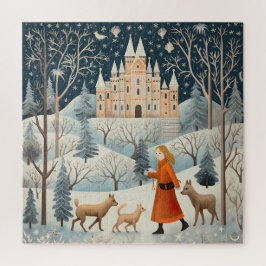 Puzzle Gouache Vintage Christmas