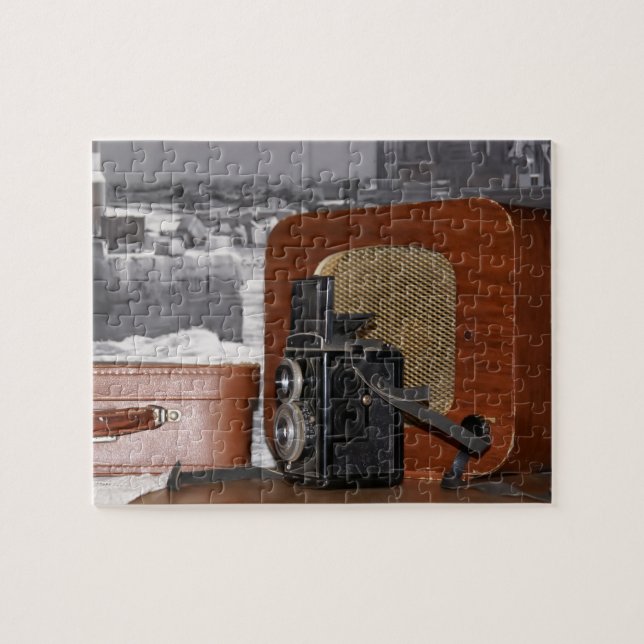 Puzzle Grabador de cámara analógico vintage (Horizontal)